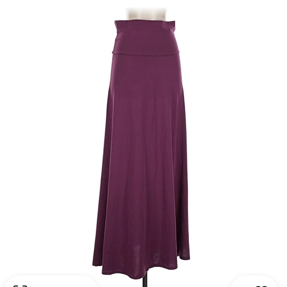 Merona Purple Women's Fold over Maxi Skirt